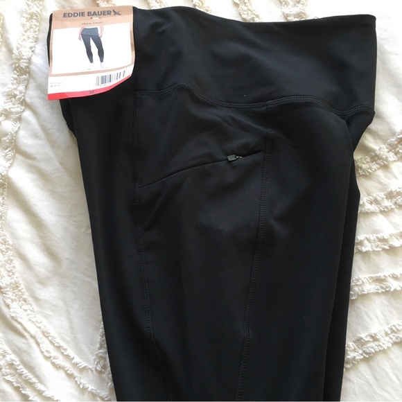 Eddie Bauer trail Black Women's Leggings M - Picture 8 of 8